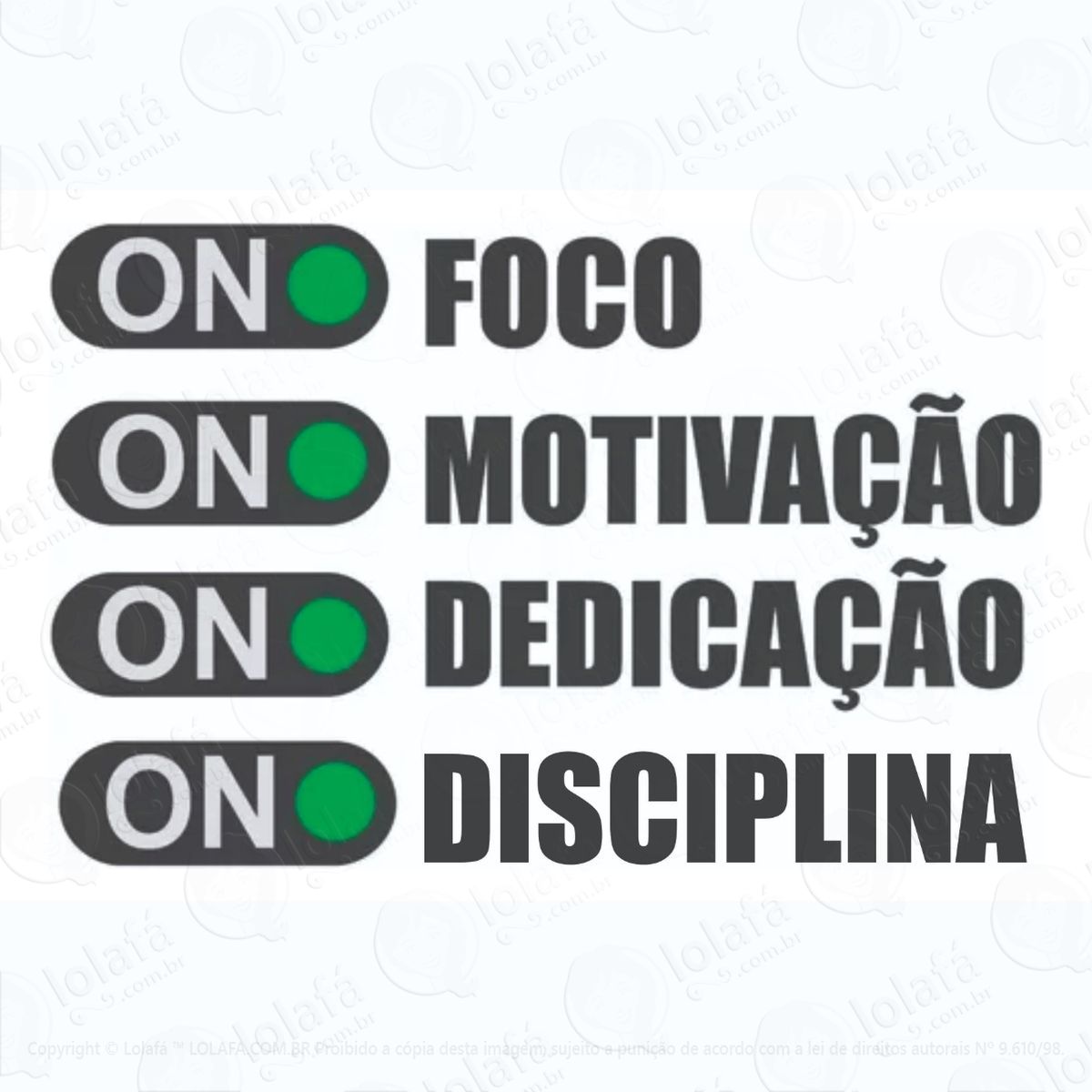 adesivo de parede decorativo musculação tudo on mod:1298