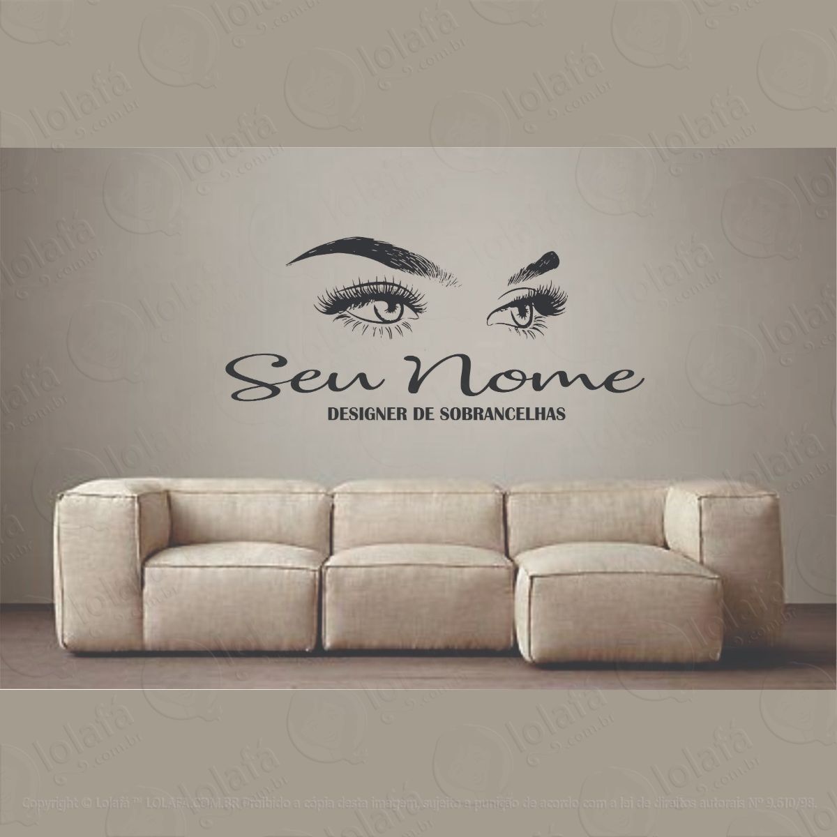 adesivo decorativo designer de sobrancelhas mod:1318