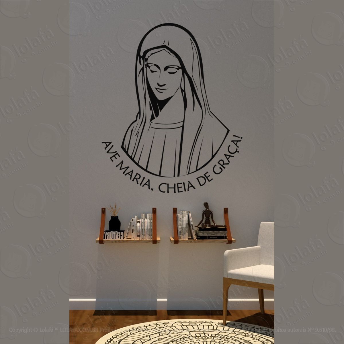 Adesivo De Parede Nossa Senhora Mod:1400