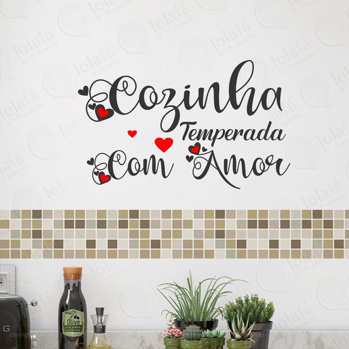 Adesivo Decorativo Geladeira Parede Cozinha Mod:1728