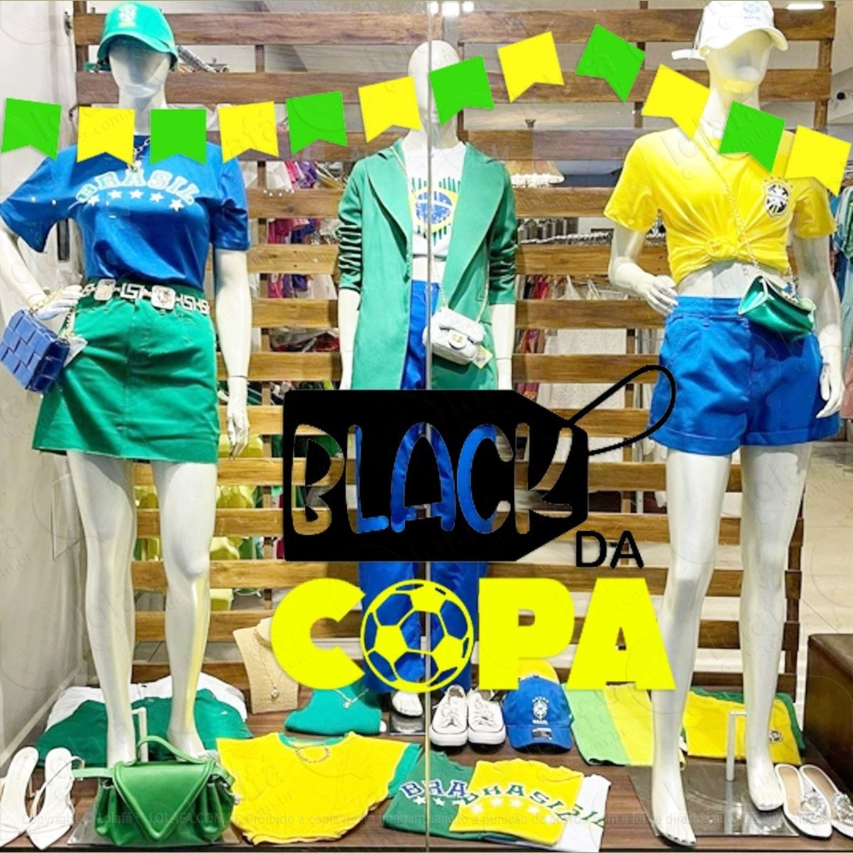 adesivo decorativo vitrine black da copa bandeiras mod:2135