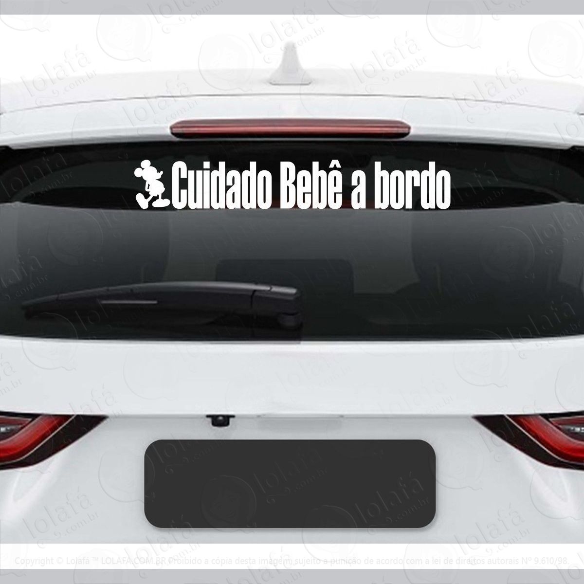 adesivo bebê a bordo dog cachorro carro auto vidro veiculo mod:2656
