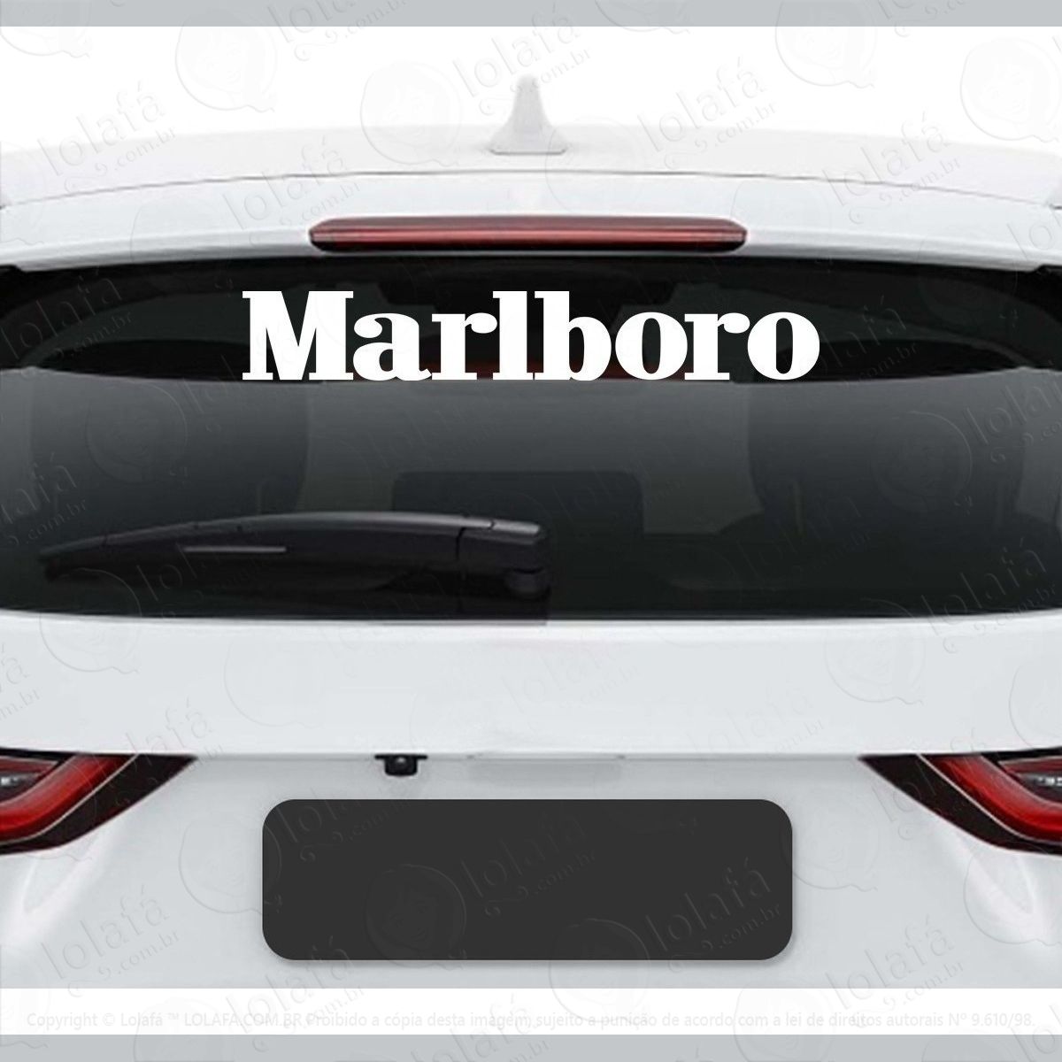 adesivo marlboro ferrari carro rebaixado dub vidro veiculo mod:2670