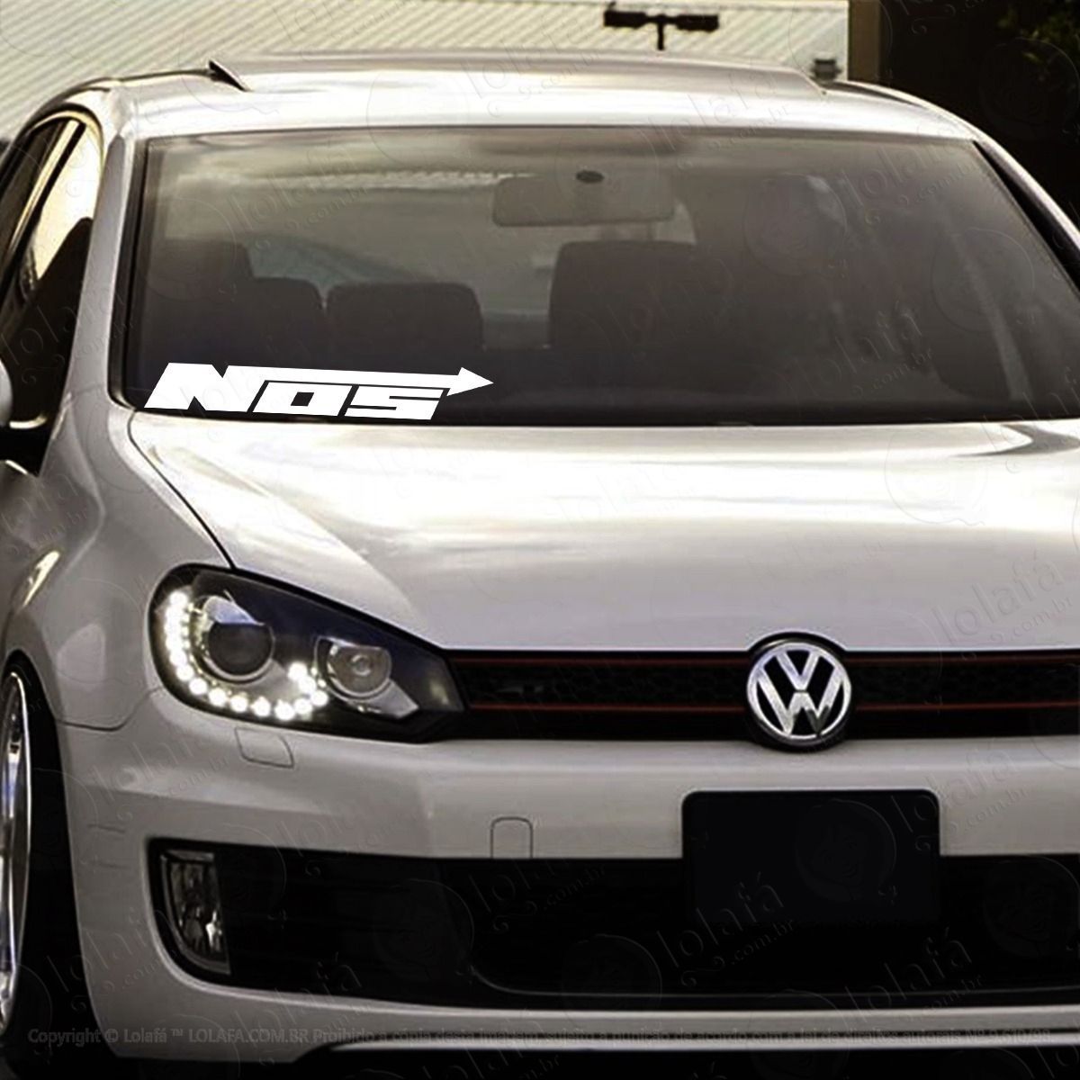 adesivo frase nos nitro carro rebaixado som dub tuning auto mod:2687