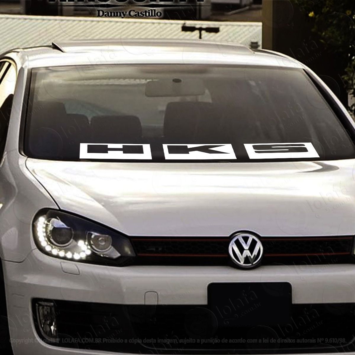 adesivo parabrisa hks tuning carro rebaixado som automotivo mod:2742
