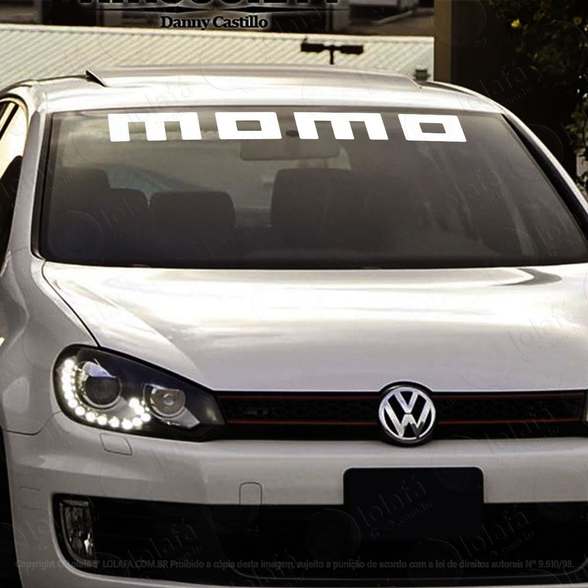 Adesivo Para Brisa Momo Tuning Carro Rebaixado Som Dub Mod:2846