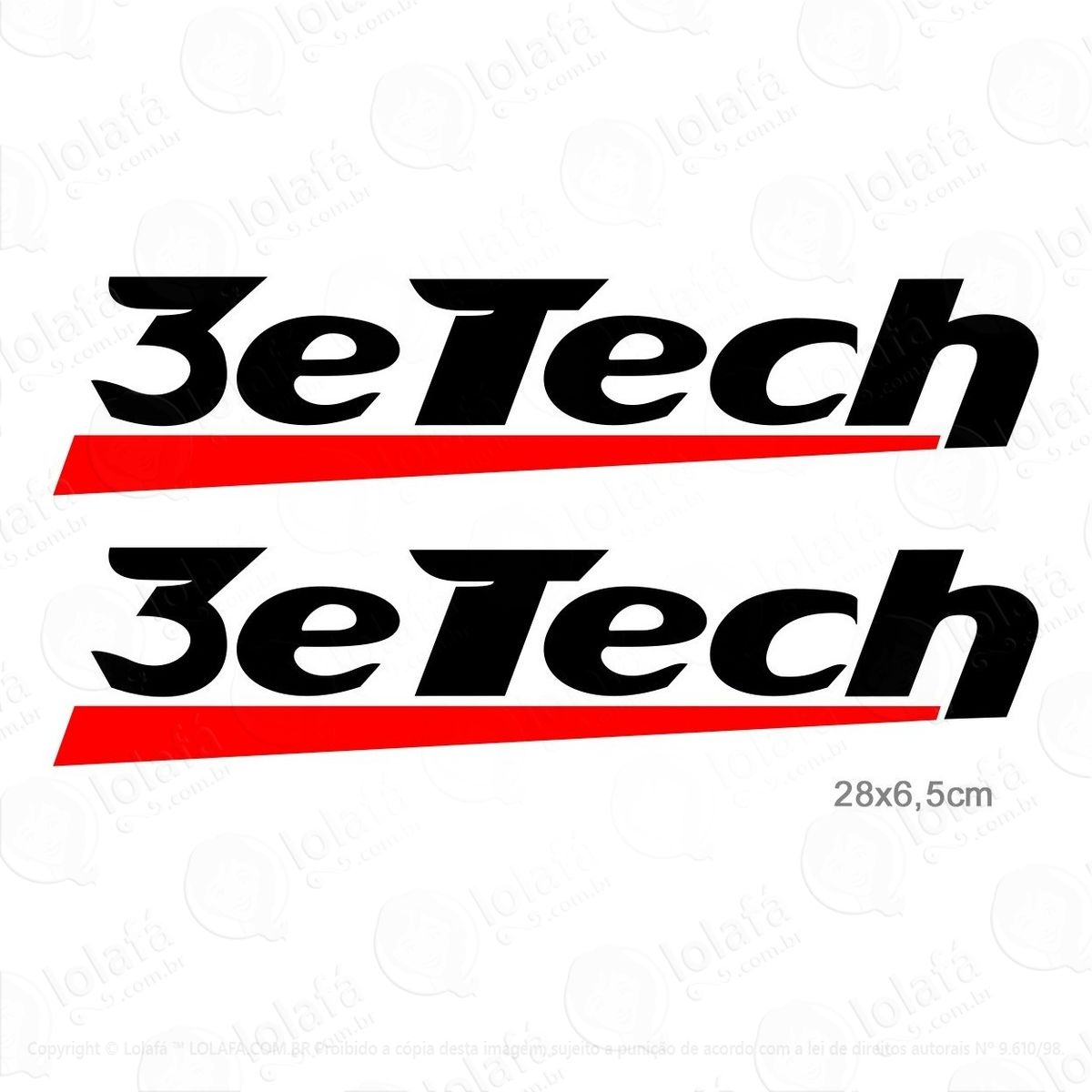 Adesivos 3etech Fueltech Satira Carro Turbo Carburado 2 Unid Mod:3128