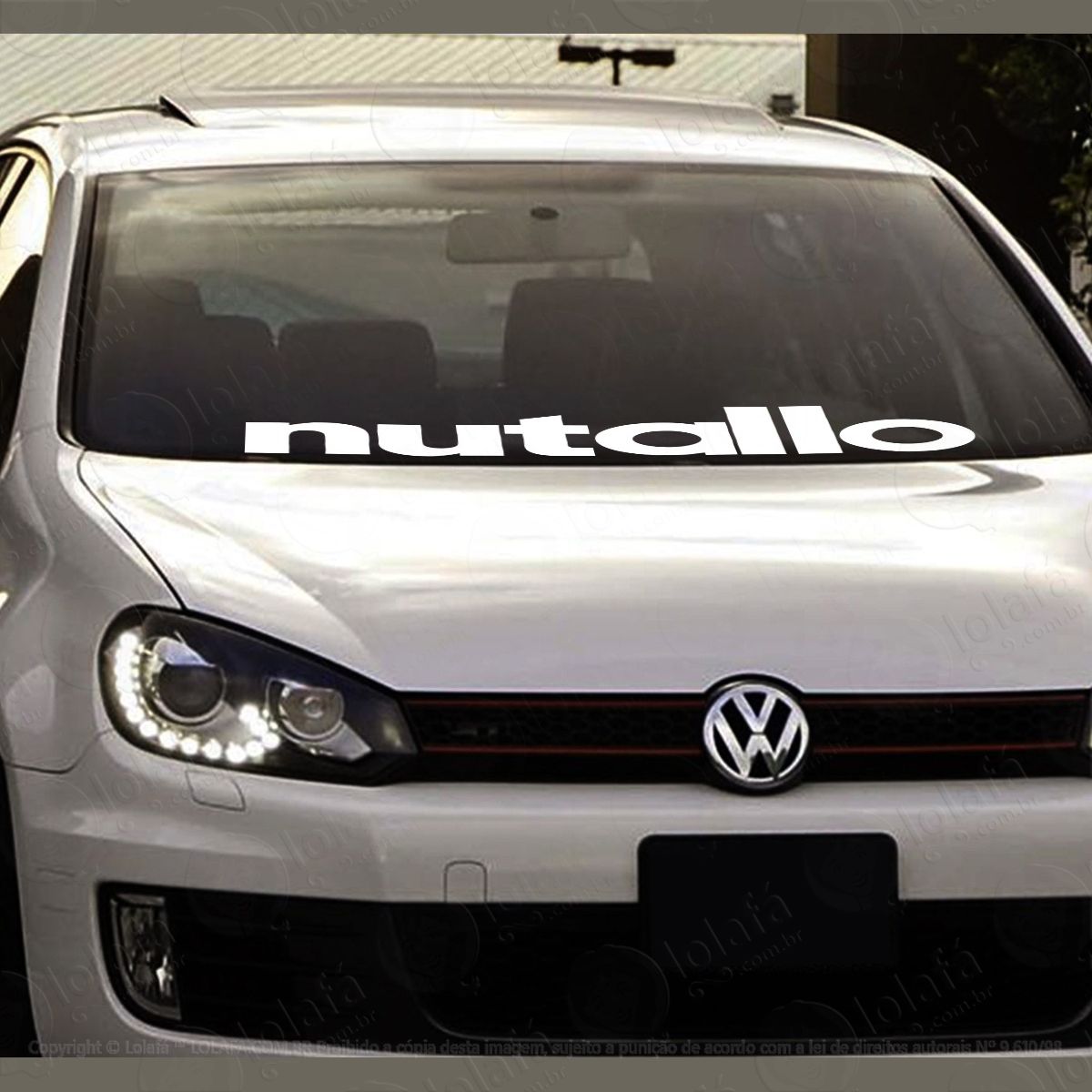 adesivo parabrisa nutallo carro rebaixado som automotivo dub mod:3305