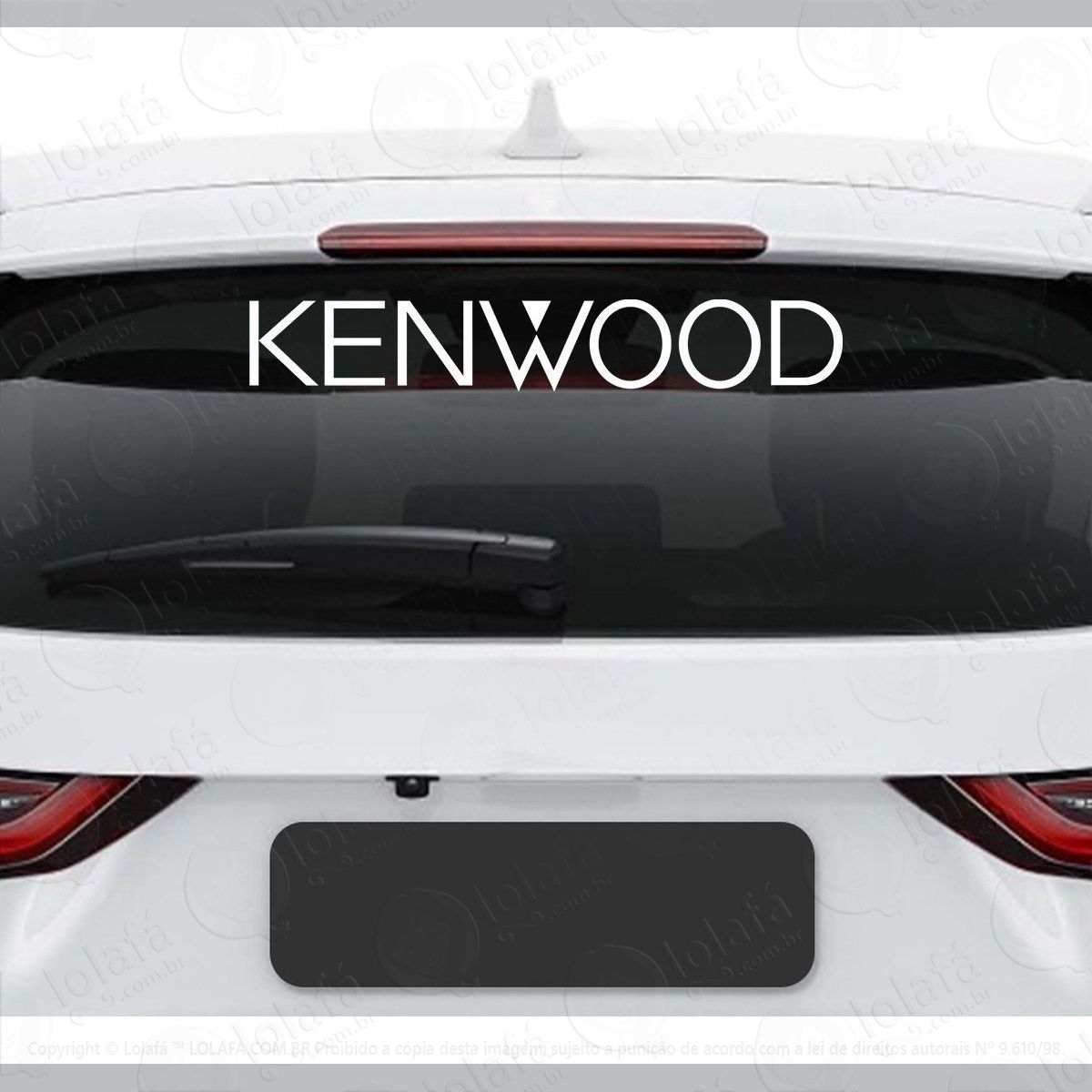 adesivo kenwood carro rebaixado turbo som dub vidro veiculo mod:3787