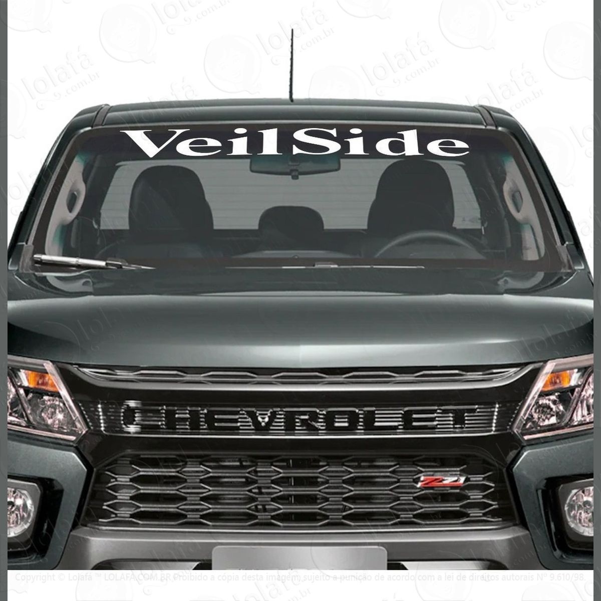 adesivo parabrisa veil side tuning carro rebaixado som dub mod:3944