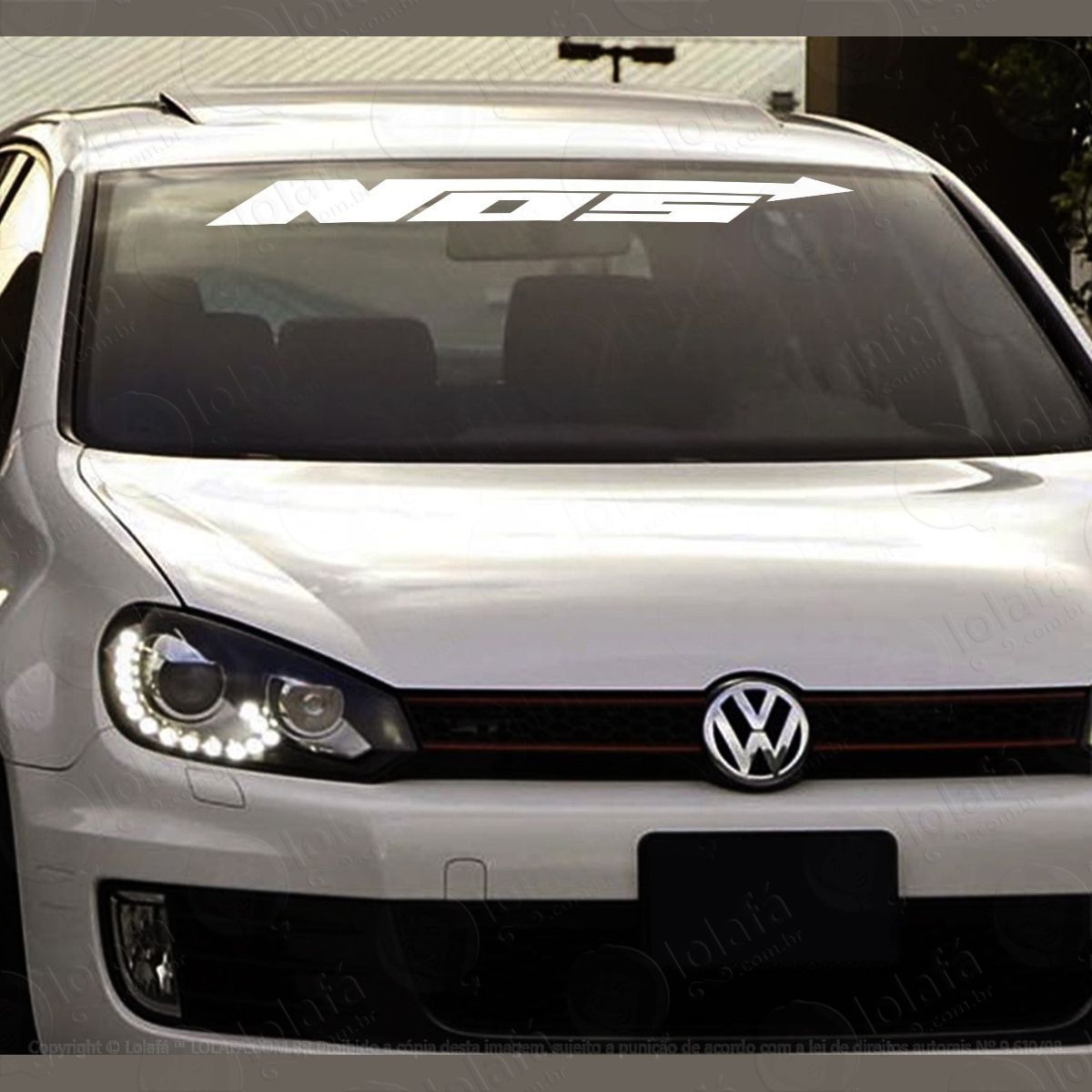 Adesivo Parabrisa Nos Nitro Tuning Carro Rebaixado Som Dub Mod:3975