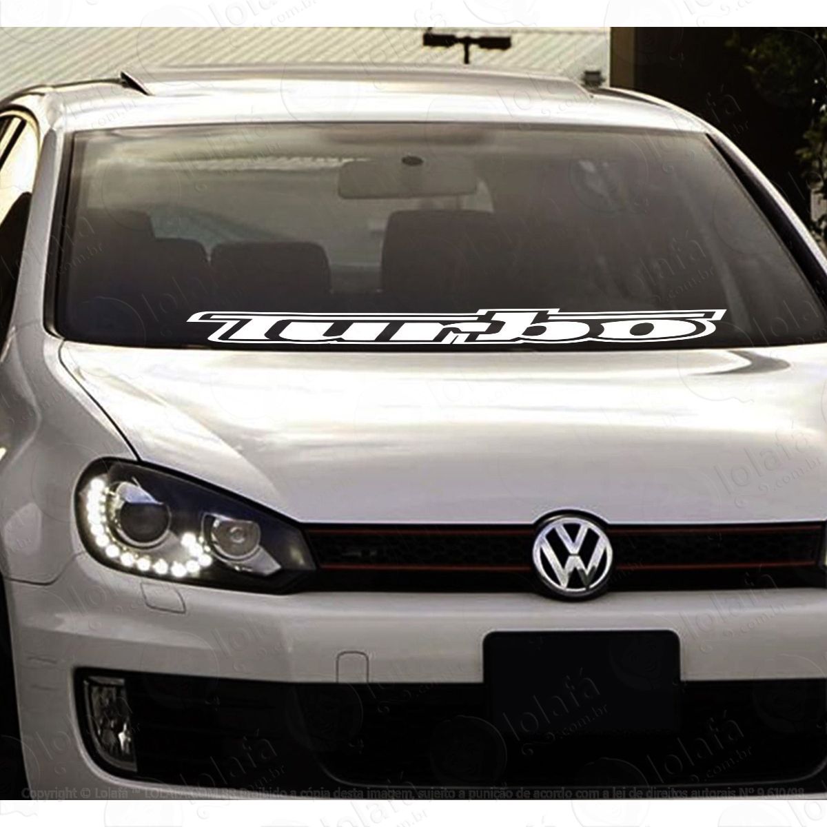 Adesivo Parabrisa Turbo Tuning Carro Rebaixado Som Dub Auto Mod:3992