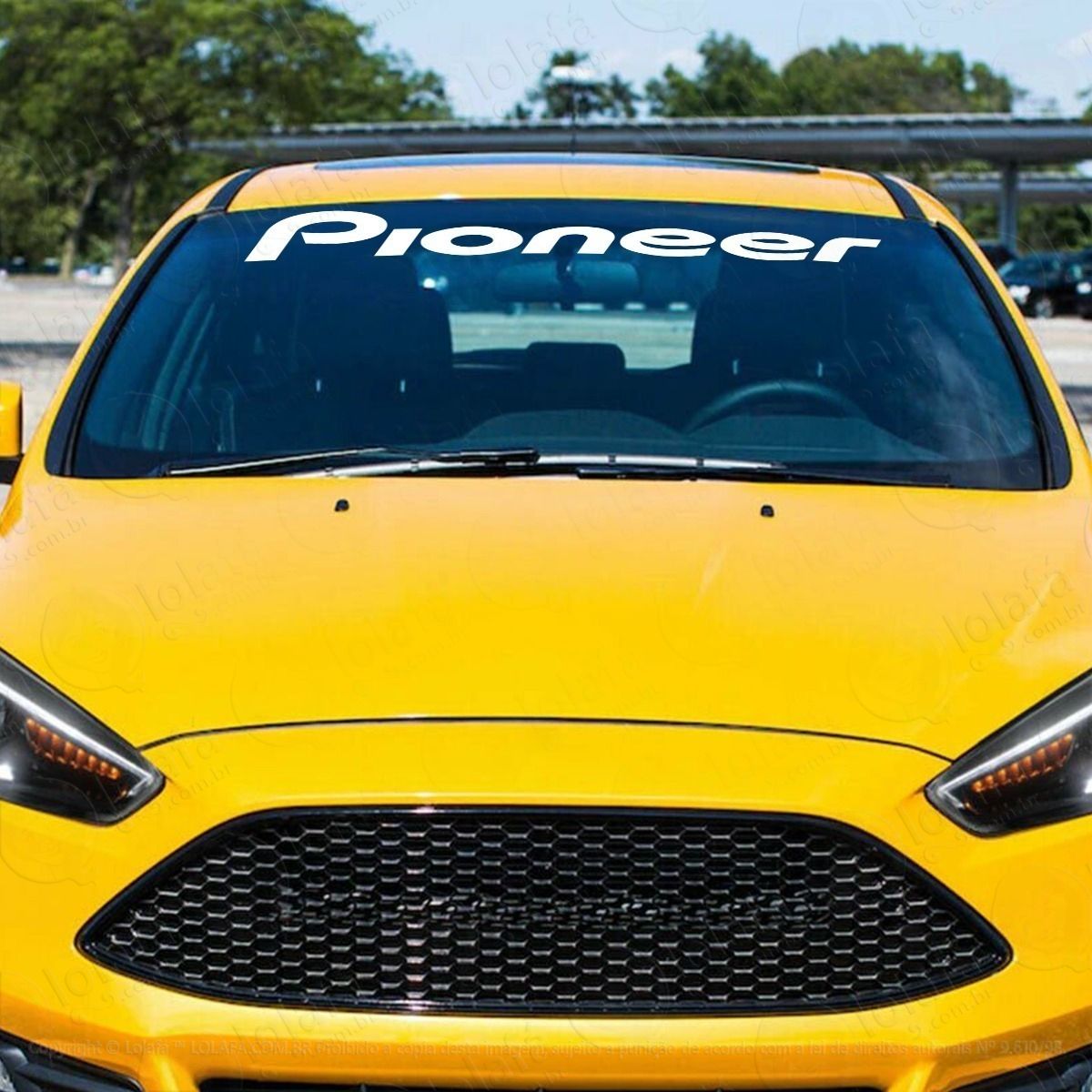 Adesivo Parabrisa Pioneer Tuning Carro Rebaixado Som Dub Mod:3993