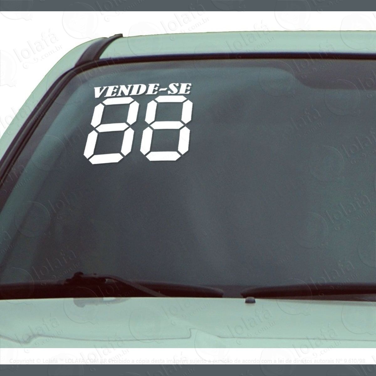 20pares Adesivos Vende Se Numero Carro Estacionamento Mod:4041