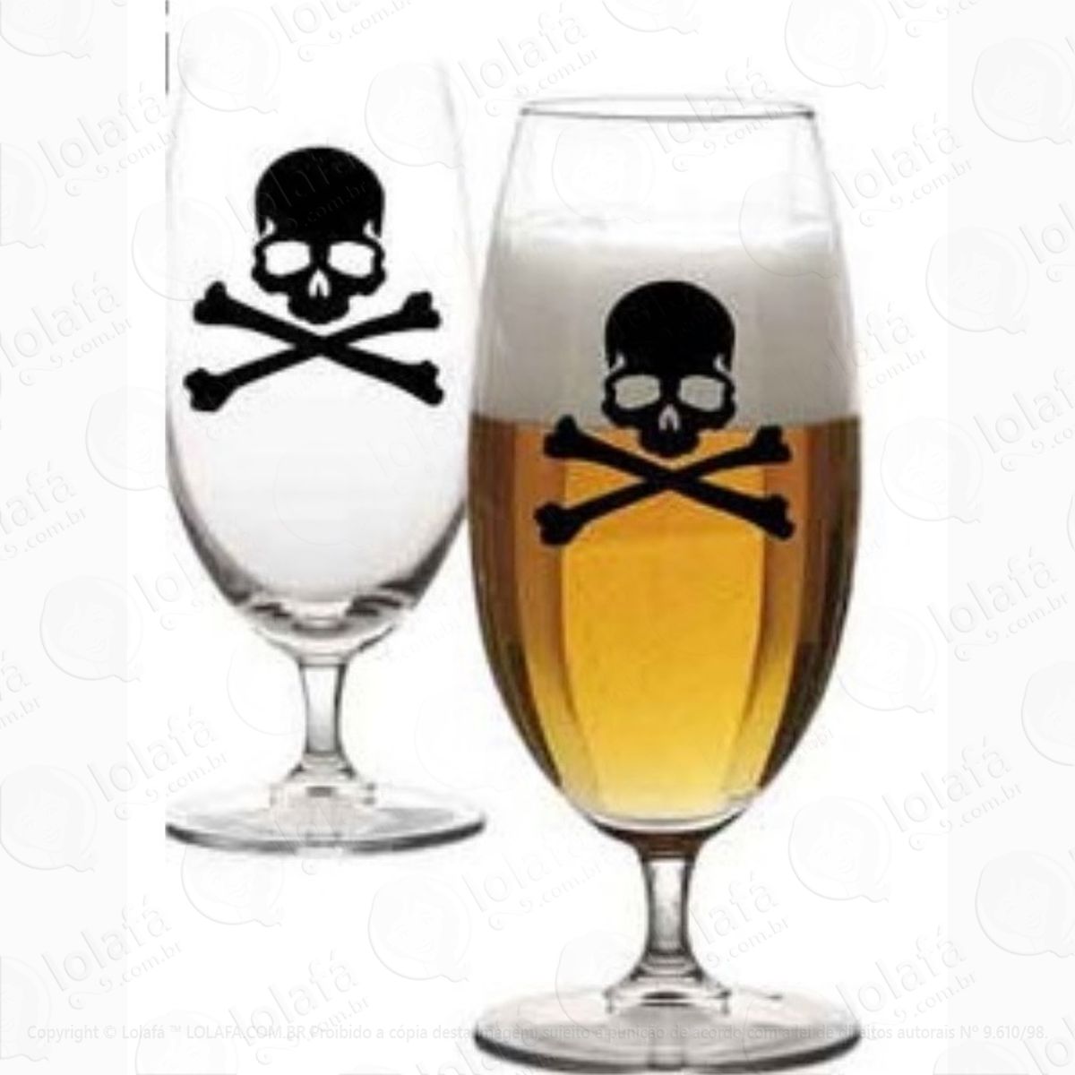 36 adesivos taças pratos caveiras decorativo halloween mod:4240
