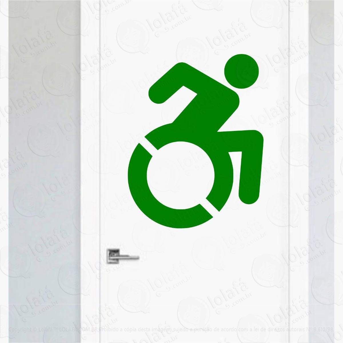 adesivo porta de banheiro pcd escola vestiário toilet mod:4470