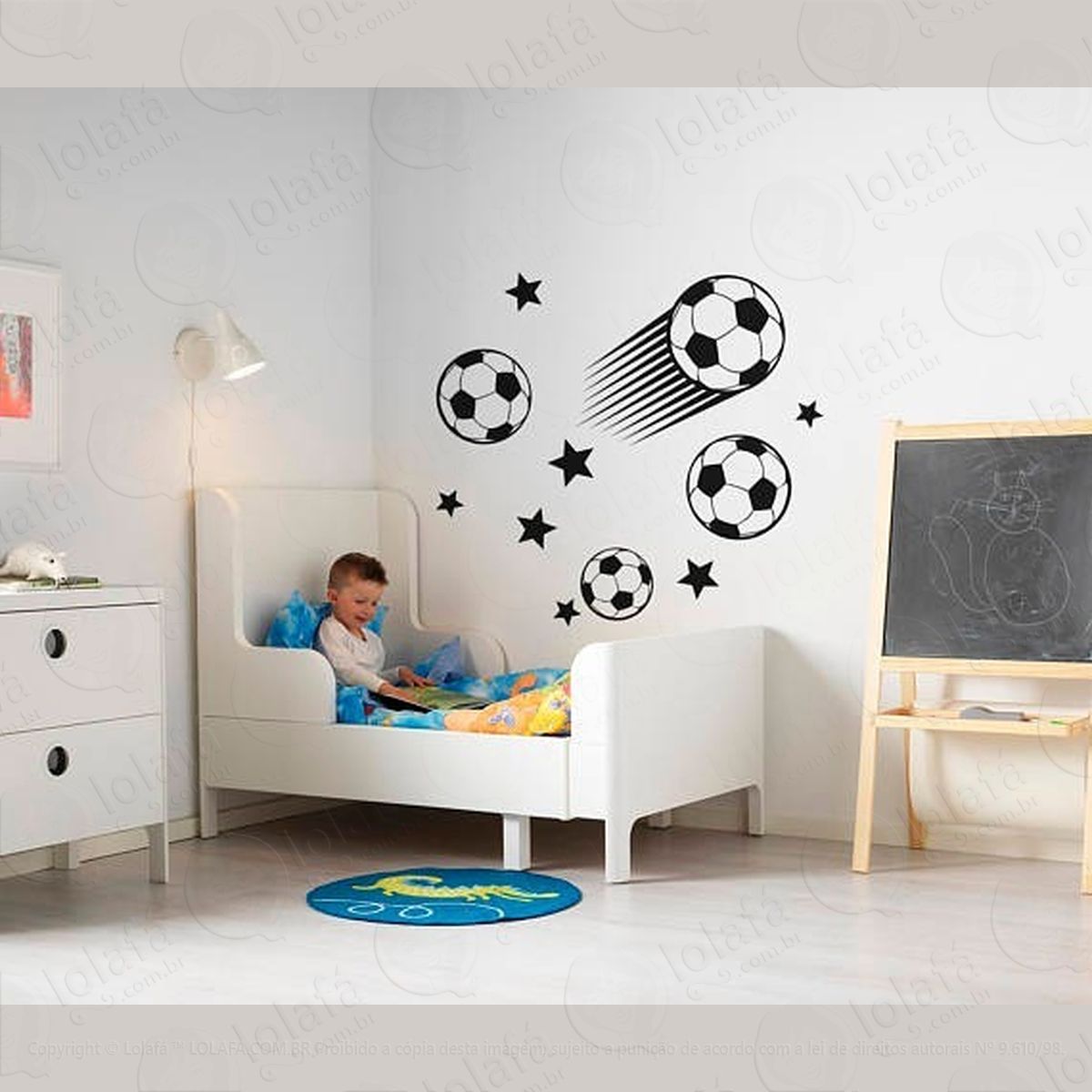 kit adesivos futebol arte mod:4503