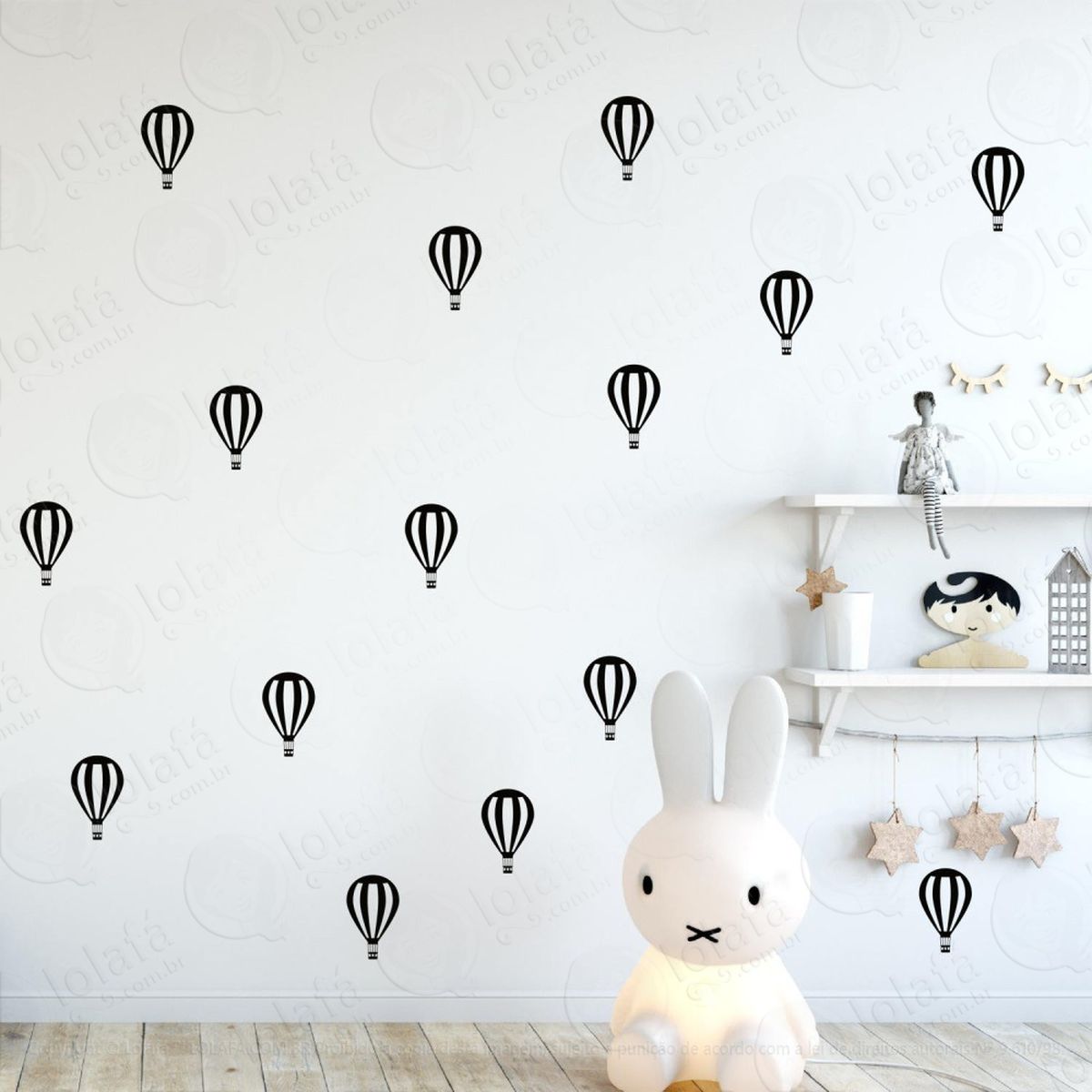 24 balões de ar adesivo de parede balão decorção mod:4550