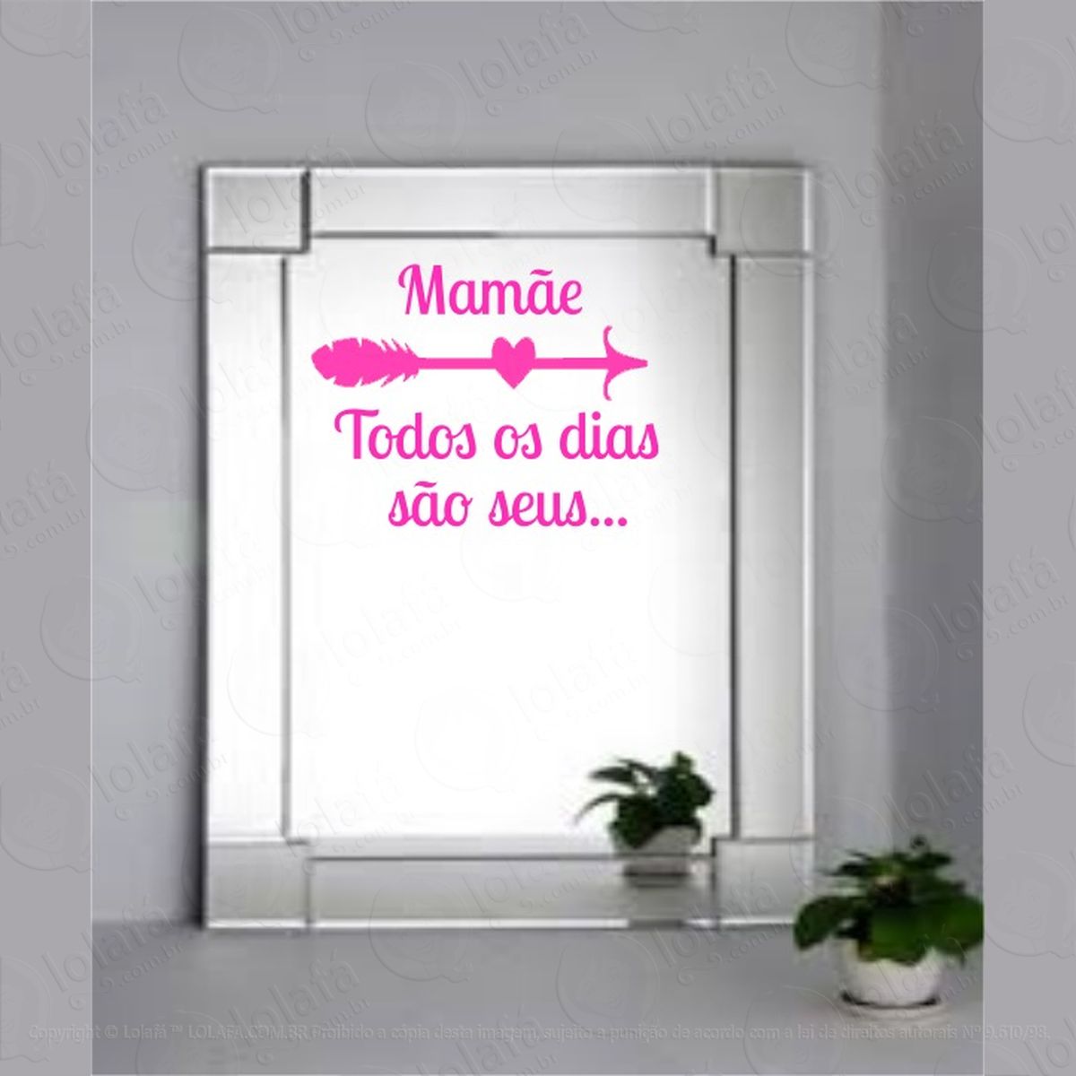 Adesivo Dia Das Mães Vitrine Janela Loja Condomínio Shopping Mod:4595