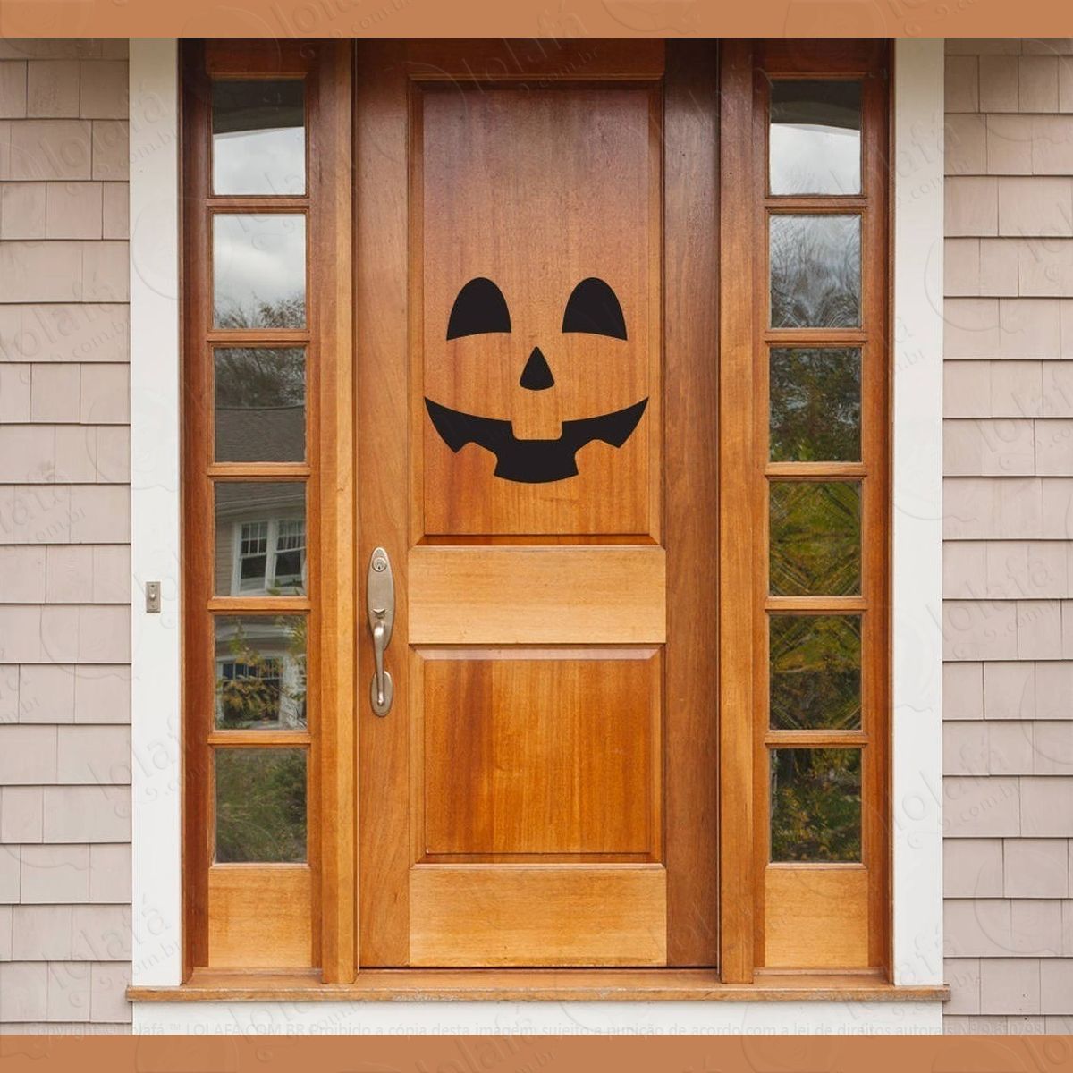 adesivo de porta halloween dia das bruxas parede decoração mod:4602