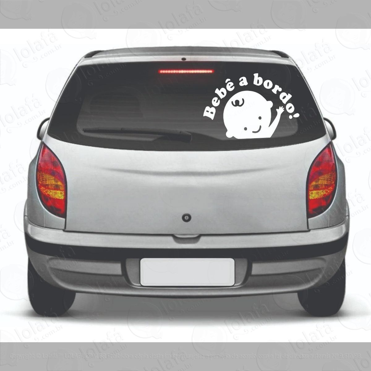 Adesivo Automotivo Bebê A Bordo Mod:4761