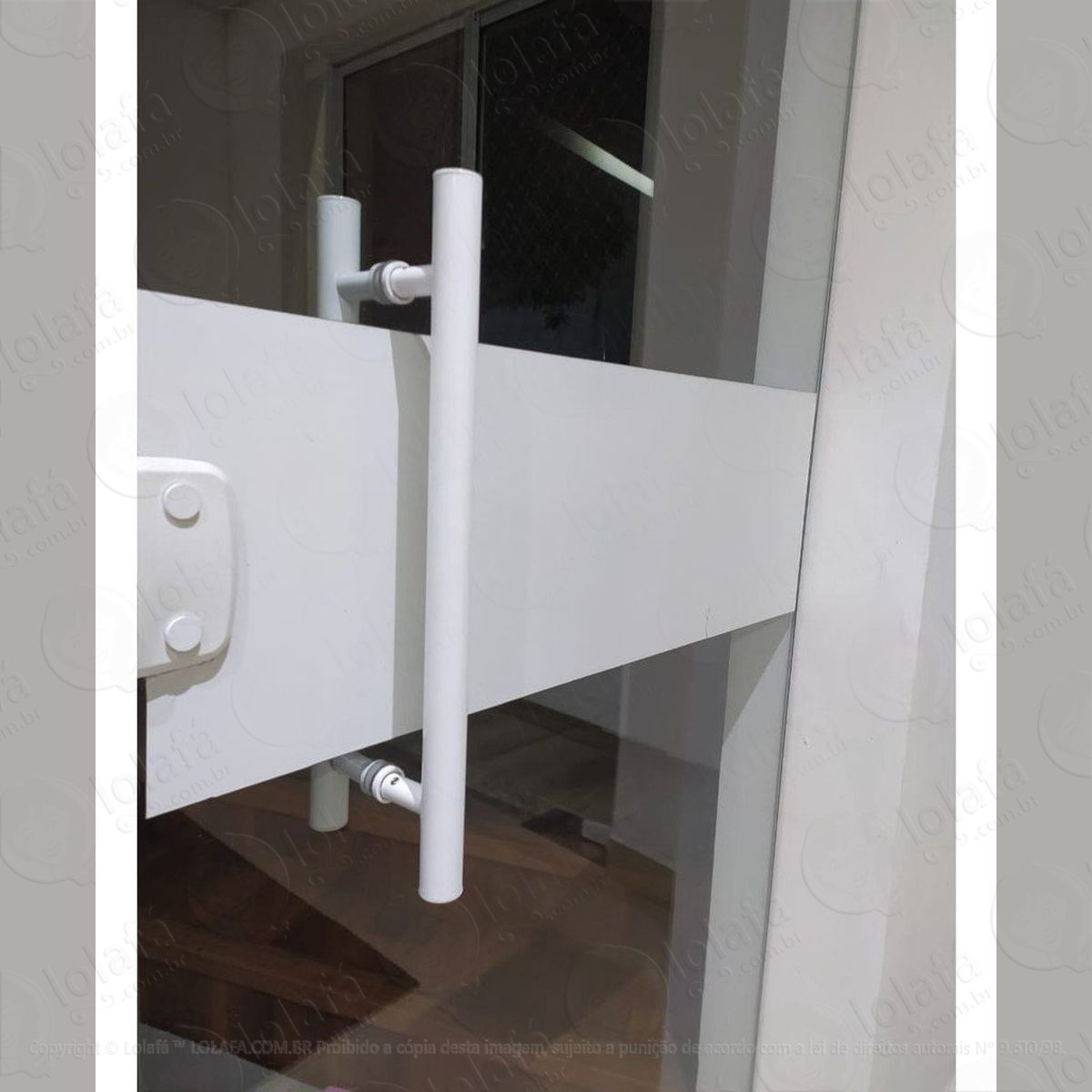 Faixa Branca Para Vidro Cristal 100x5cm Mod:5136