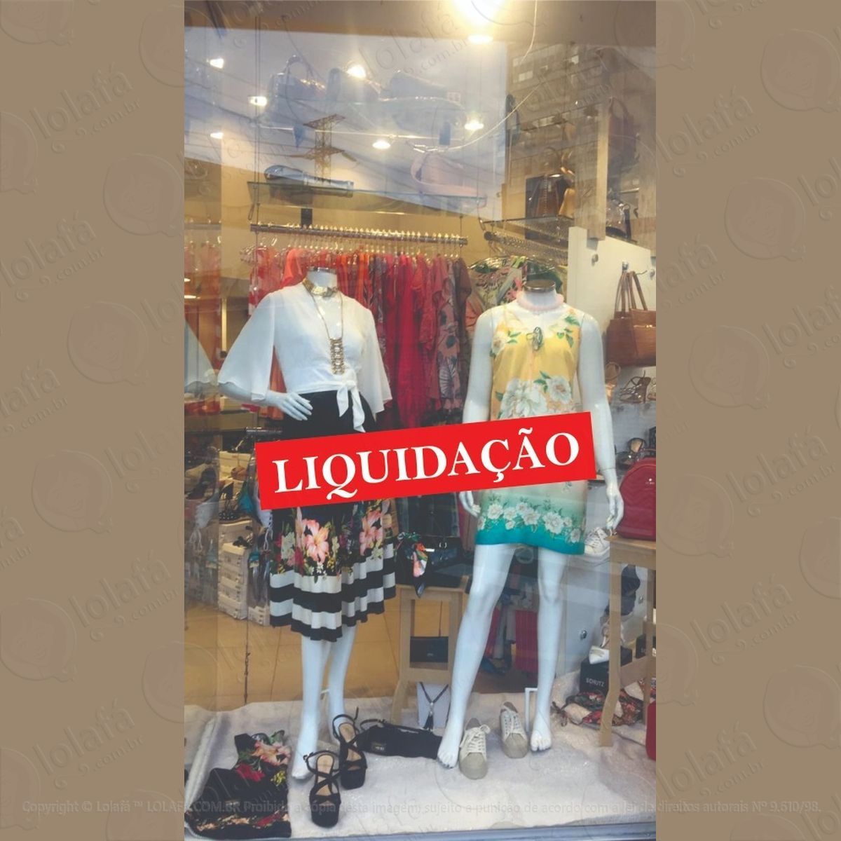 adesivo liquidação para vitrine mod:5792