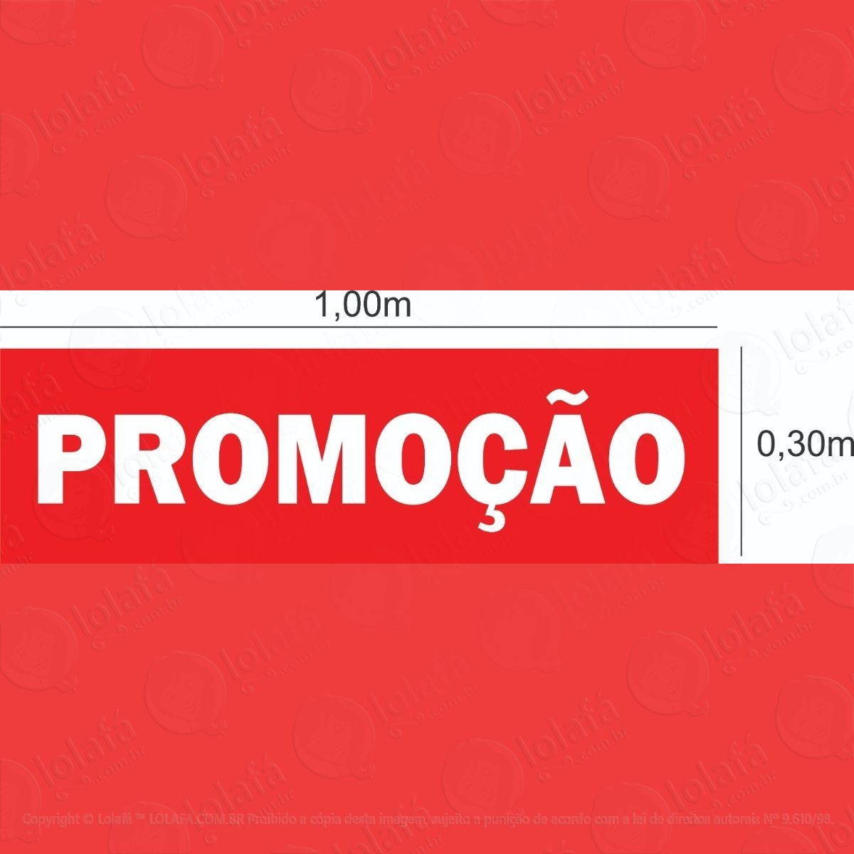adesivo promoção para vitrine mod:5794