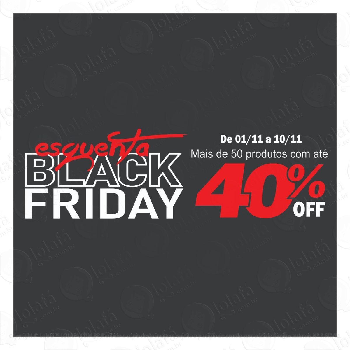 Adesivo Vitrine Esquenta Black Friday Mod:5850