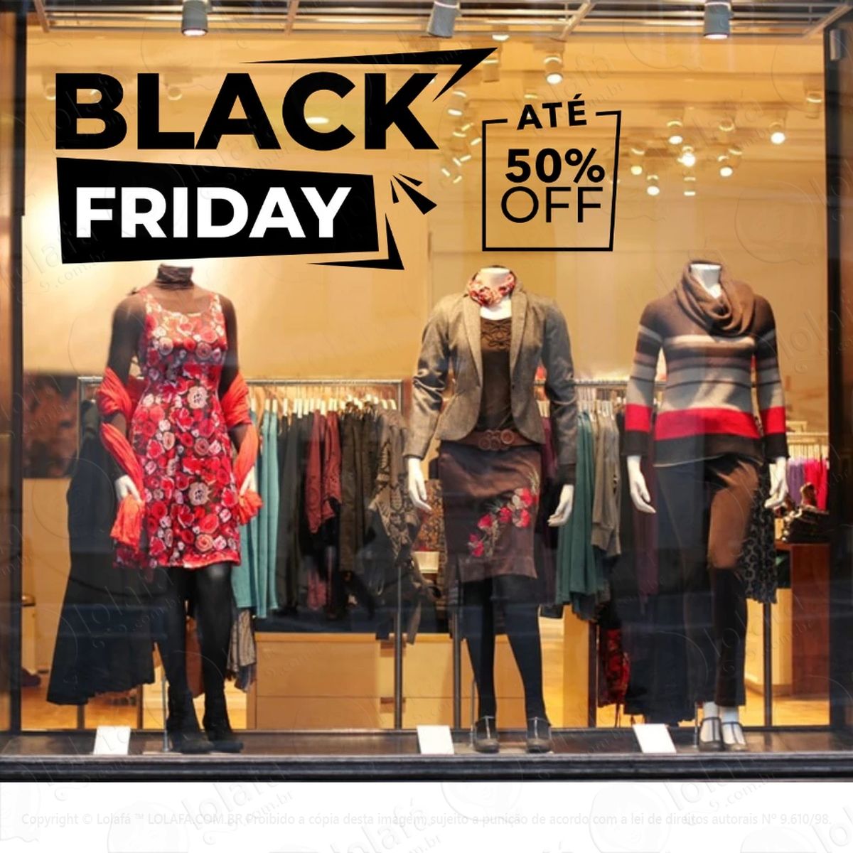 adesivo black friday vitrine novembro mod:55