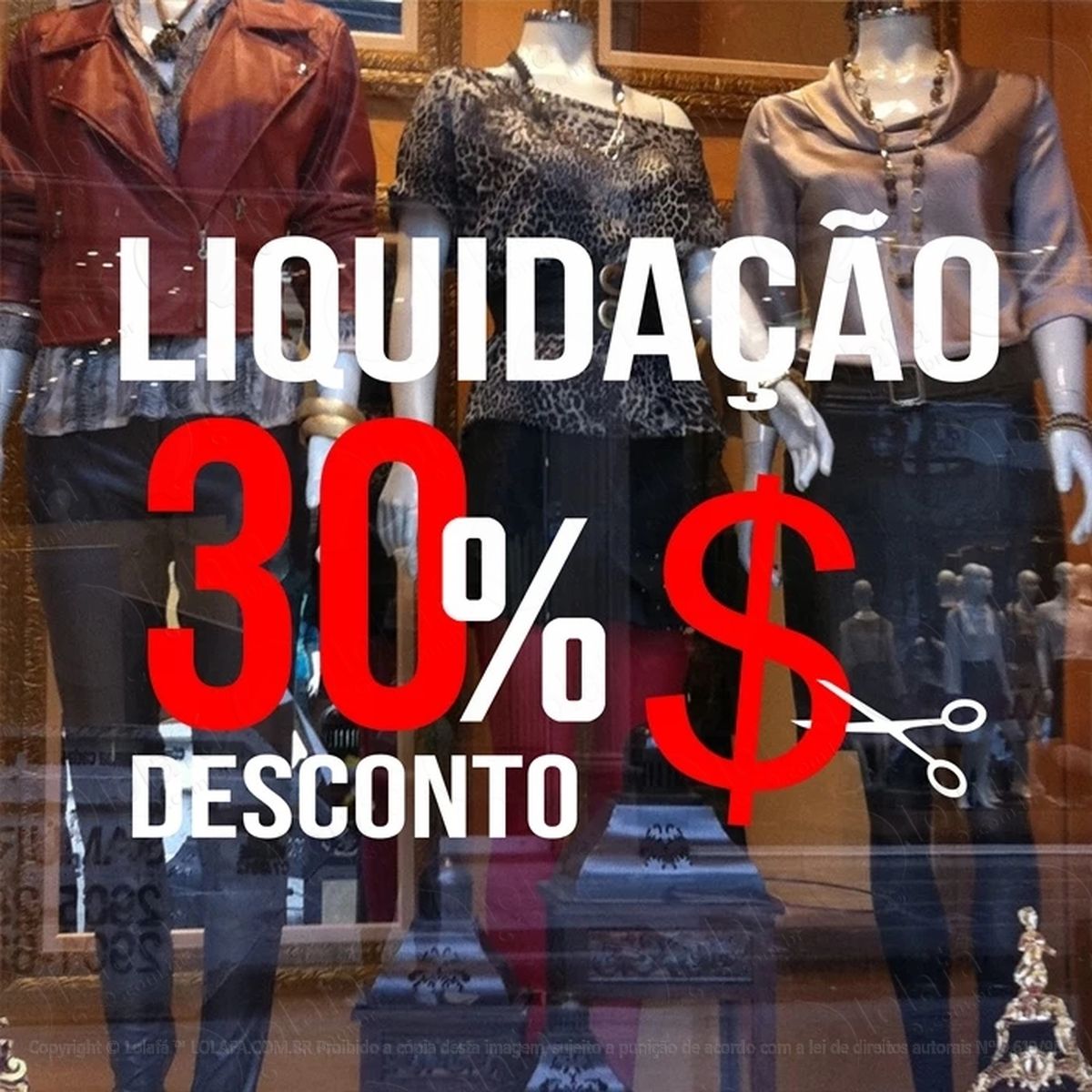 Adesivo Vitrine Promoção Mod:66
