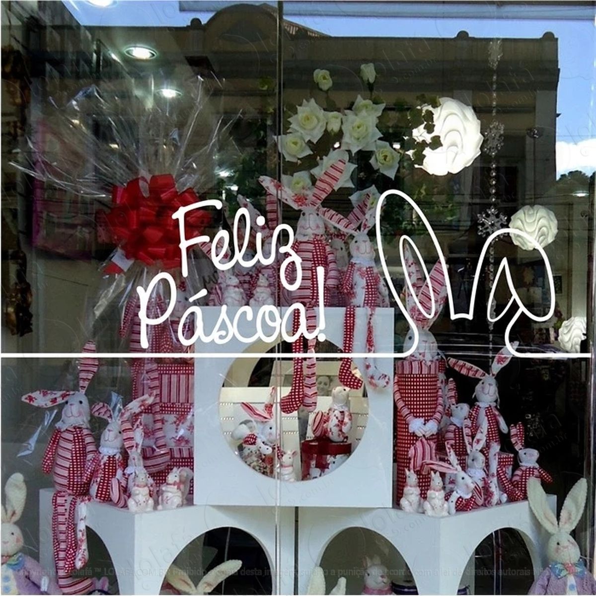 adesivo vitrine de páscoa mod:67