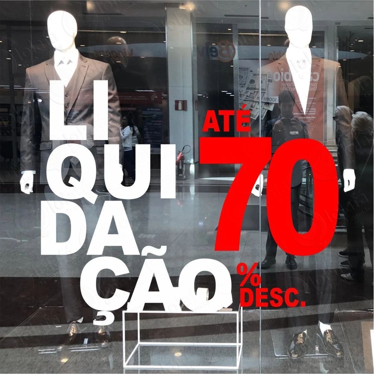 adesivo vitrine promoção mod:70