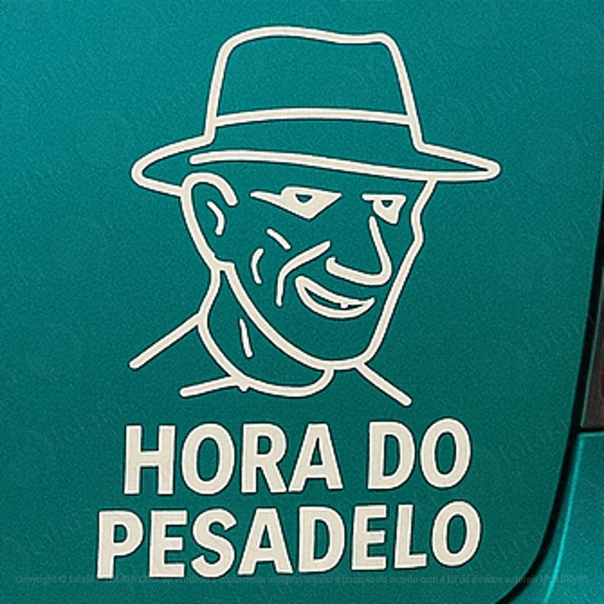 hora do pesadelo freddy krueger adesivos para carro mod:84