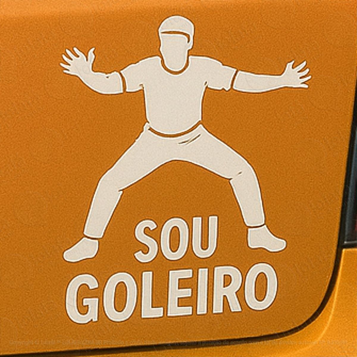 sou goleiro handbol adesivos para carro mod:92