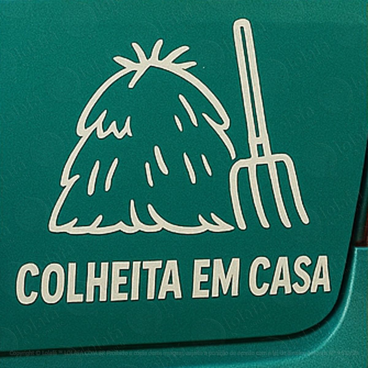 colheita em casa fazenda adesivos para carro mod:94