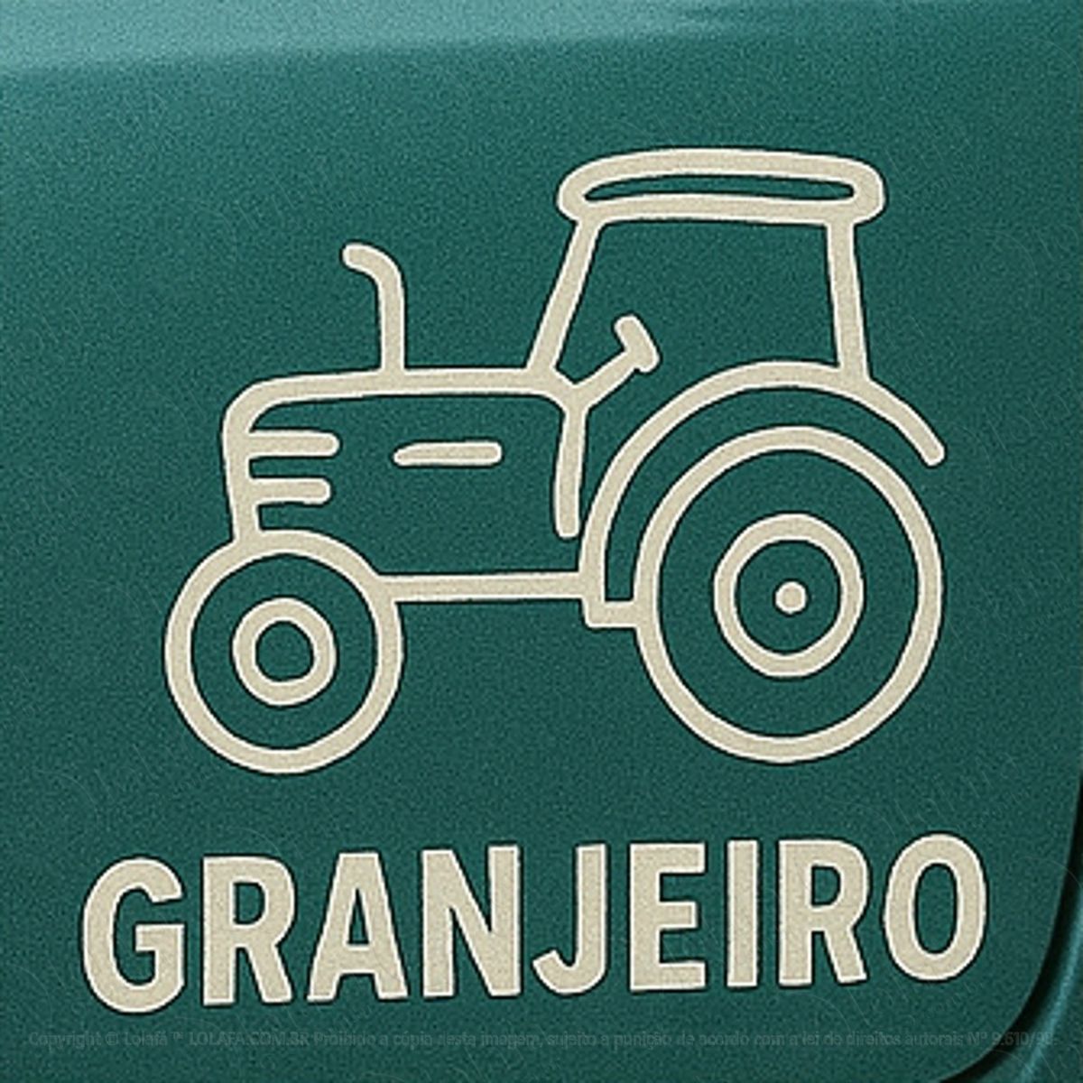 trator granjeiro adesivos para carro mod:96