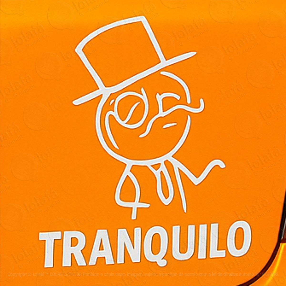 meme tranquilo adesivos para carro mod:118