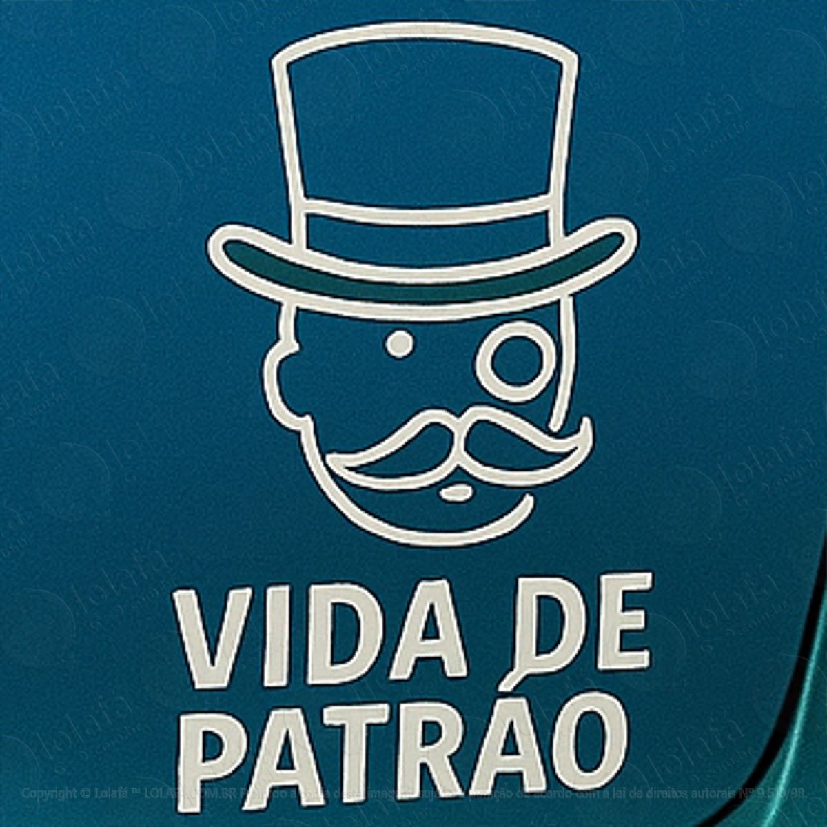 Vida de Patrão Adesivos Para Carro Mod:127
