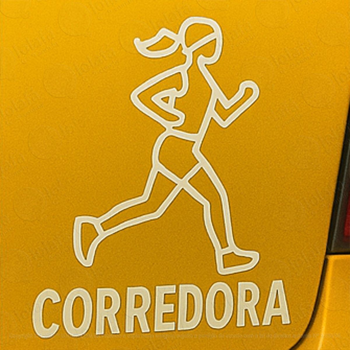 corredora correr adesivos para carro mod:129