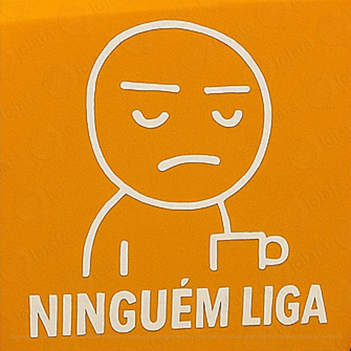 meme ninguém liga adesivos para carro mod:135