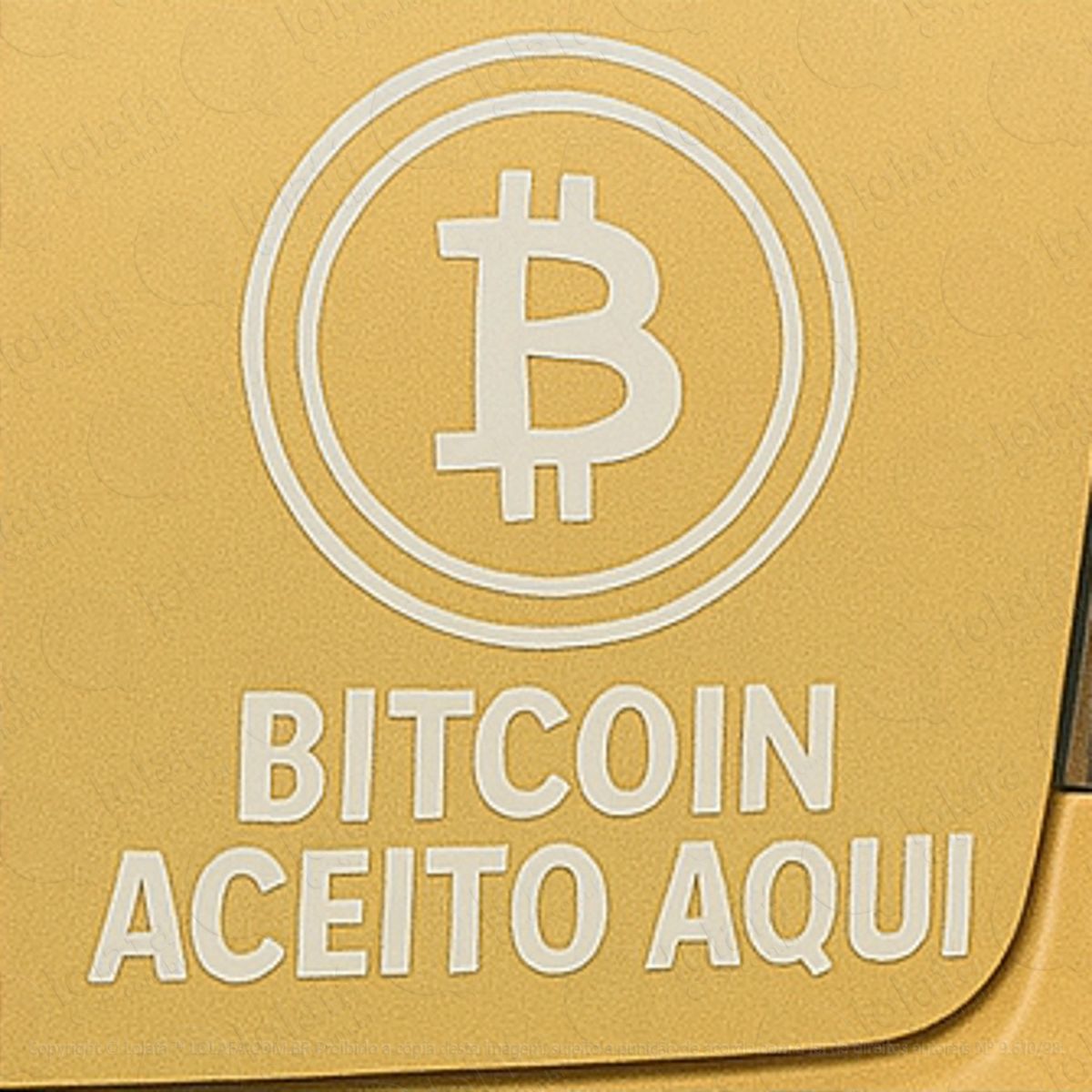 bitcoin aceito aqui adesivos para carro mod:143