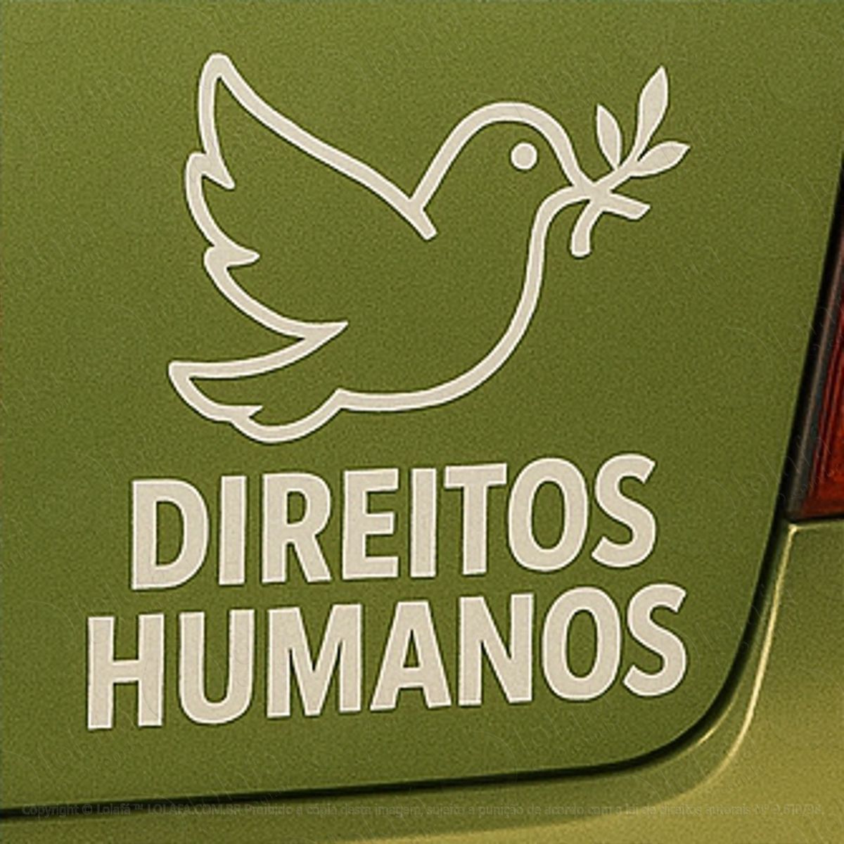 Direitos Humanos Adesivos Para Carro Mod:147