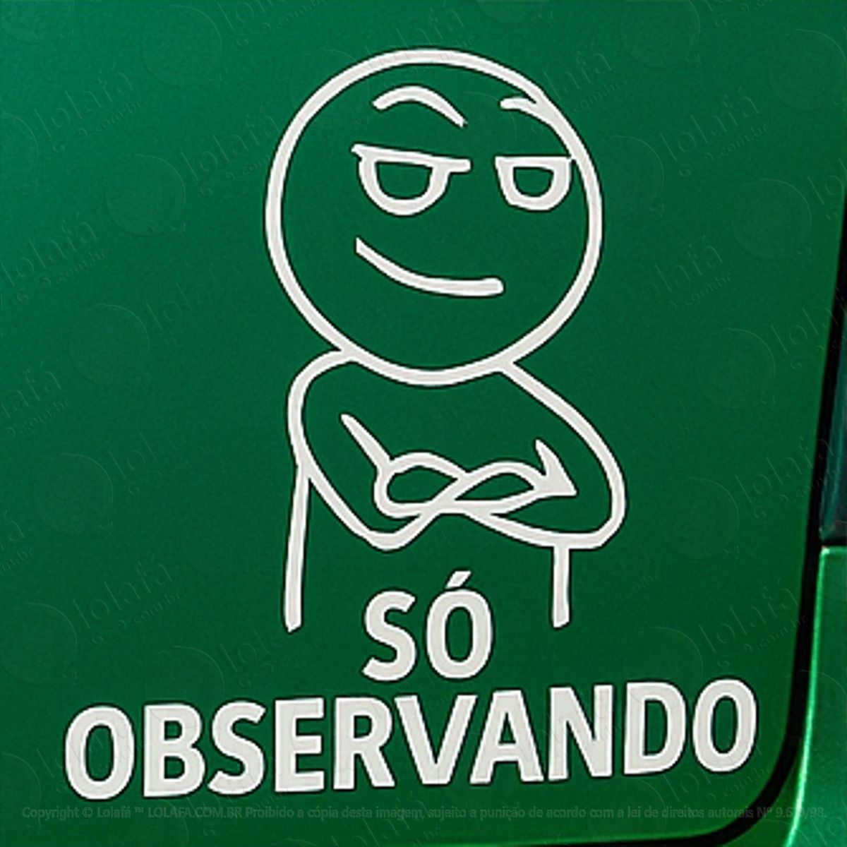 Meme Legal Só Observando Adesivos Para Carro Mod:148