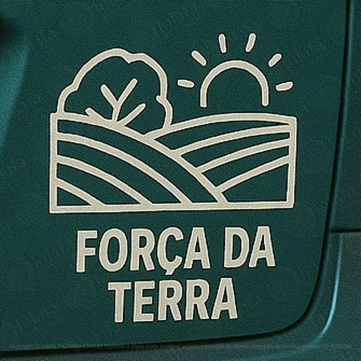 força da terra adesivos para carro mod:149