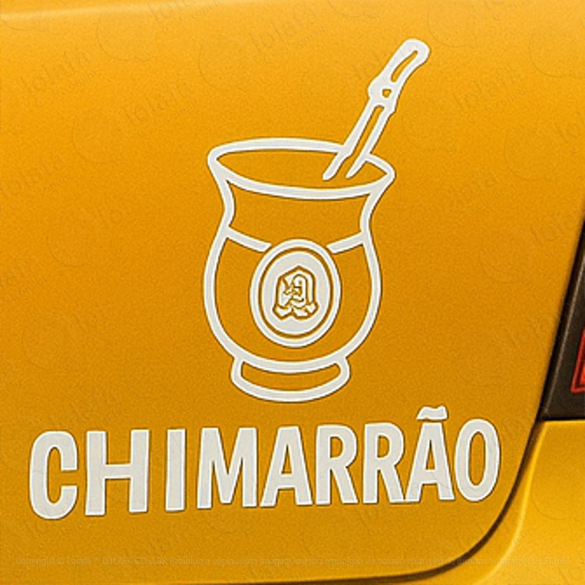 chimarrão adesivos para carro mod:155