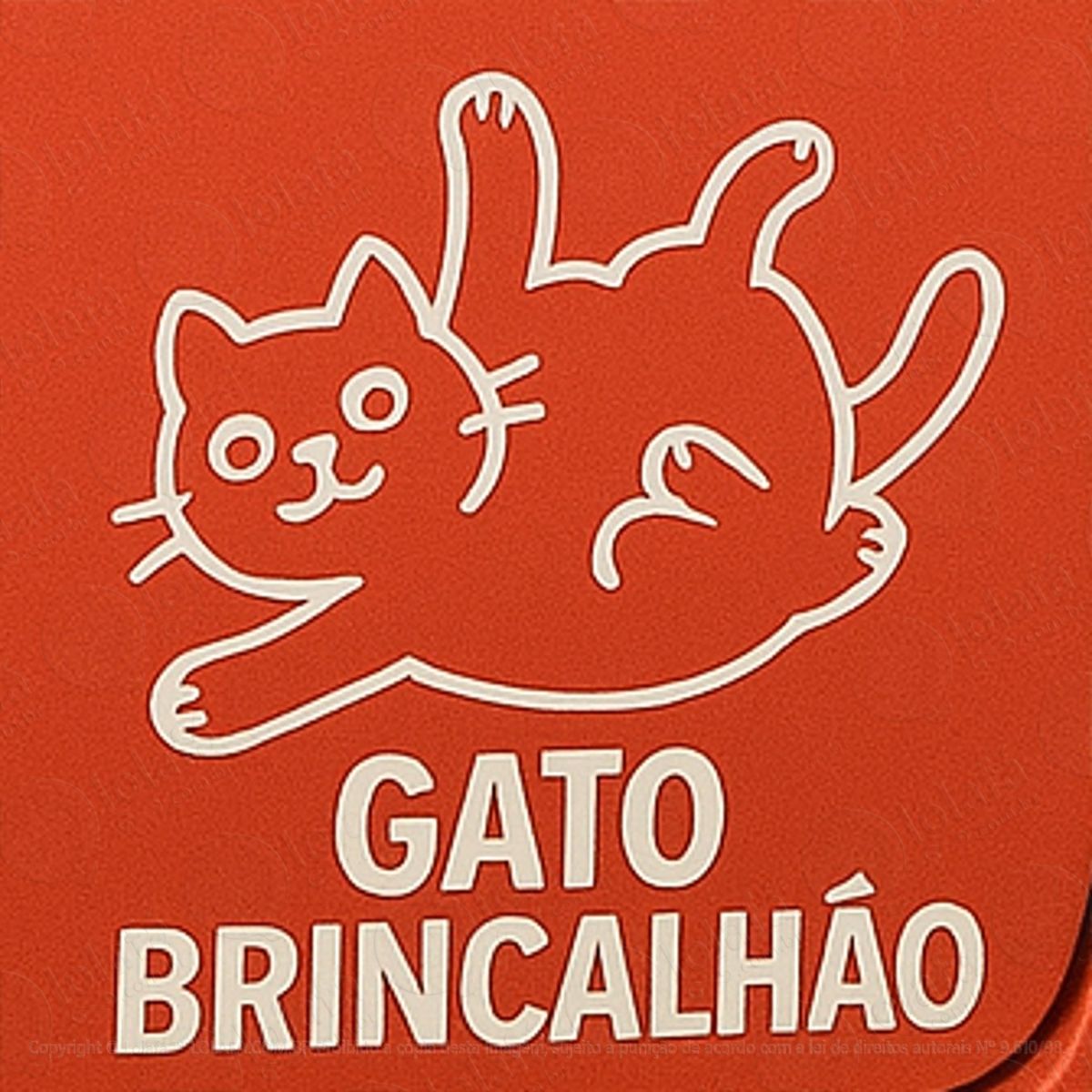 gato brincalhão adesivos para carro mod:165