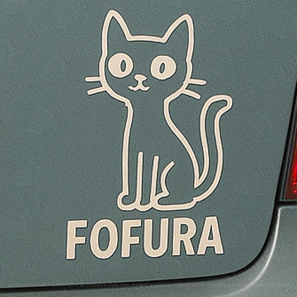Gato Fofura Adesivos Para Carro Mod:169