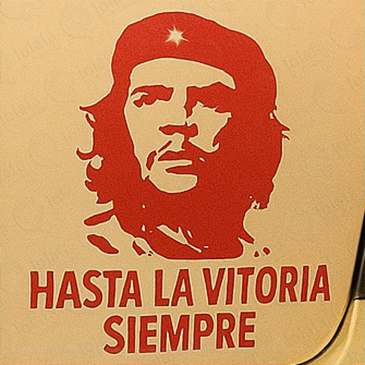 hasta la vitoria siempre adesivos para carro mod:171