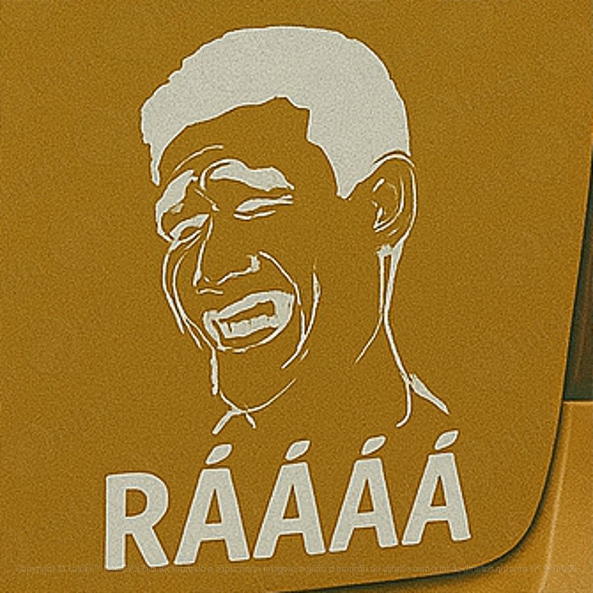 troll face meme ráááá adesivos para carro mod:174